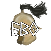 EB Online helmet logo